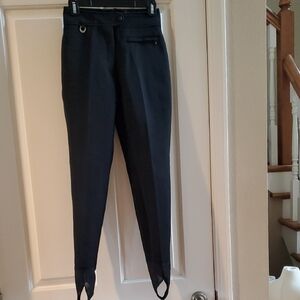Girls Juniors Vtg SPORTINA Superflex Wool Blend Ski Pants with Stirrups Size 16